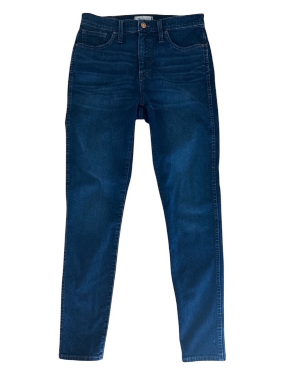 Madewell Dark Wash 10” High Rise Skinny Denim Jeans size 29T (29 TALL)